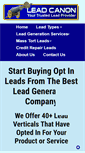Mobile Screenshot of leadcanon.com